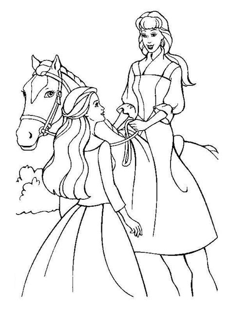 Ausmalbilder Prinzessin Mit Pferd Prinzessin Pferd Prinz Malvorlagen