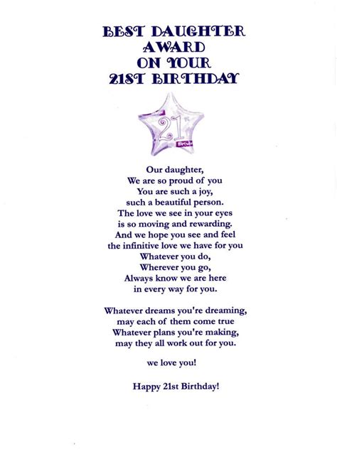 21st Birthday Quotes For Daughter From Dad Shortquotescc
