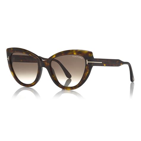 tom ford anya sunglasses cat eye acetate sunglasses dark havana ft0762 sunglasses