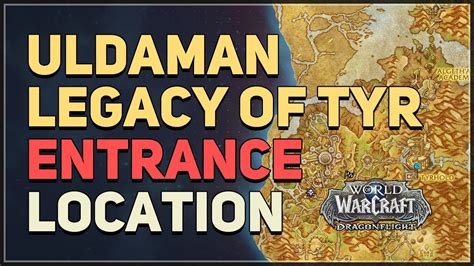 Uldaman Legacy Of Tyr Location Wow Youtube