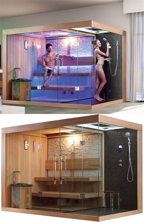 Hs Sr Person Sauna Infrared Steam Sauna Shower Combination