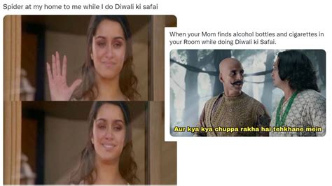 agency news if you dread diwali safaai too these memes are going to leave you in splits