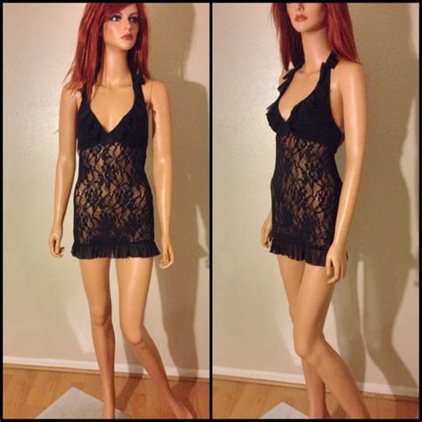 Frederick S Of Hollywood Fredericks Sexy Black Lace Andruffles Lingerie From Kathyren S Closet