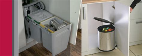 In india, there is a choice of materials that are used for kitchen cabinets. Waste Bins