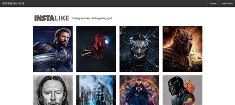 Simple Image Gallery Web App Using Php Free Source Code Free Source