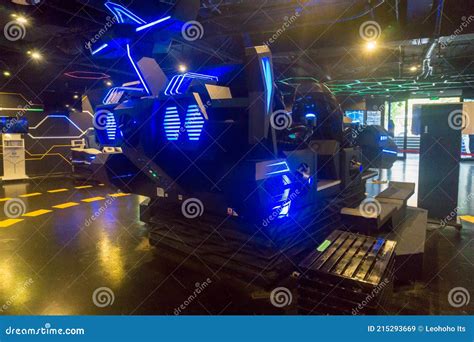 Virtual Reality Playground In Commercial Center Editorial Stock Image Image Of Concept