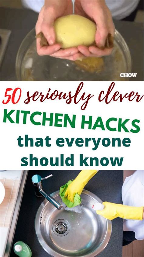 Kitchen Hacks Food Clever Kitchen Hacks Food Hacks Kitchen Tips