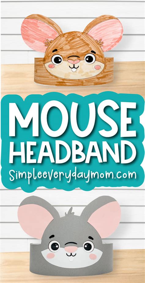 Mouse Headband Craft For Kids Free Template