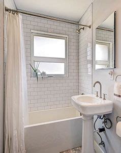 S small bathroom window treatment ideas santamariacs. Subway tile and classic white windows is always a clean ...