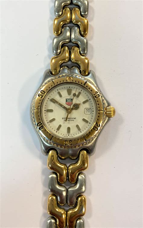 Tag Heuer A Ladys Two Tone Sel Wristwatch Barnebys