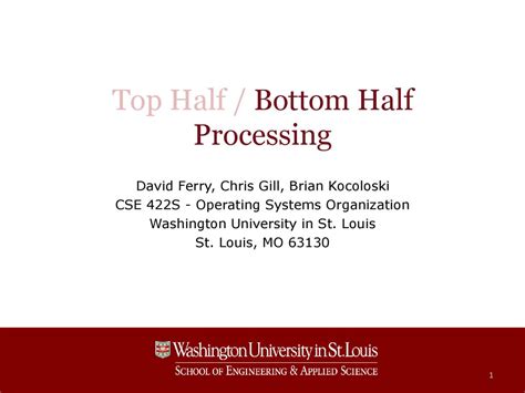 Top Half Bottom Half Processing Ppt Download