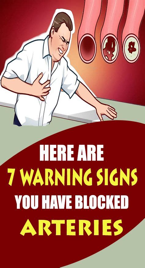 Here Are 7 Warning Signs You Have Blocked Arteries Arteries Warning