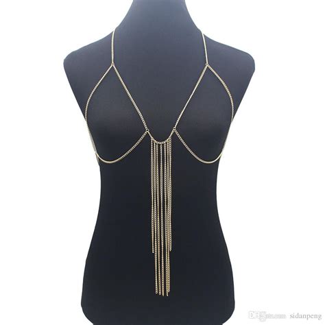 Long Tassel Body Chain Sexy Beach Gold Silver Color Disco Party