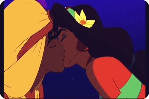 Disney Princess Jasmine And Aladdin Kiss