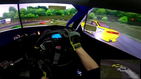 Triple Screen Assetto Corsa Drifting Tamada Sportsland Clip GoPro