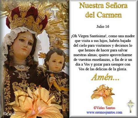 S De Oraciones Oraciones A La Virgen Del Carmen