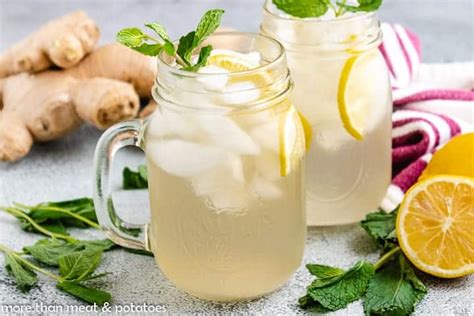 Ginger Infused Water More Than Meat And Potatoes