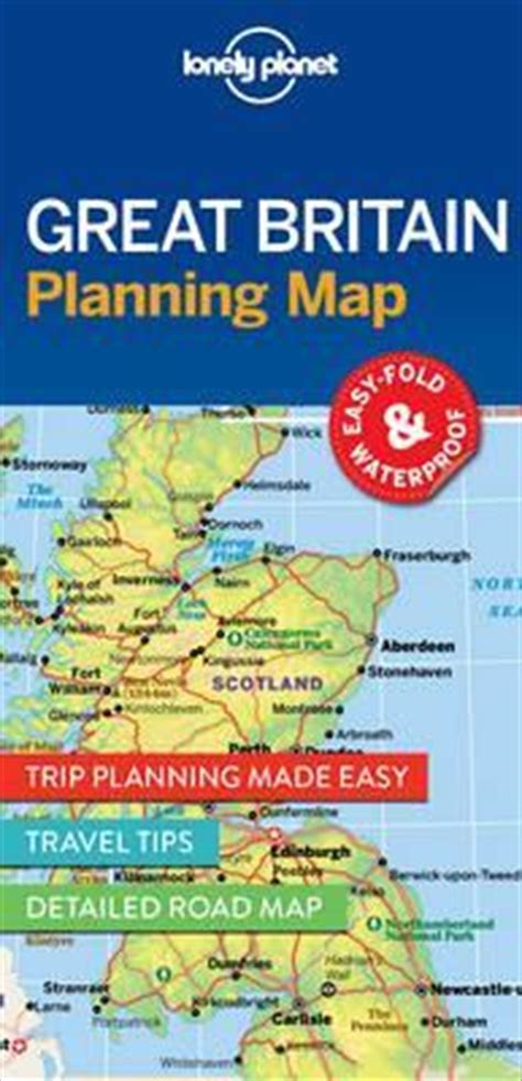Lonely Planet Great Britain Planning Map Reading Sheet Map Sanity