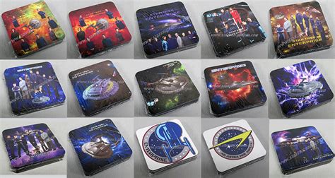 Your Choice Of Thirteen Different Coaster Sets From Star Trek