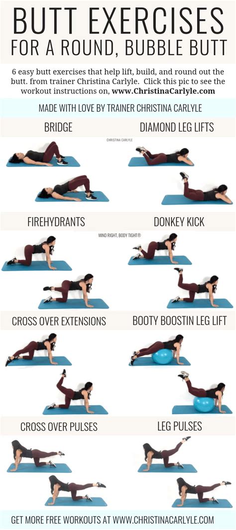 8 Of The Best Butt Exercises For Building A Bigger Butt Christina Carlyle