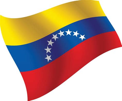Venezuela Flag Waving Isolated Vector Illustration 6794050 Vector Art