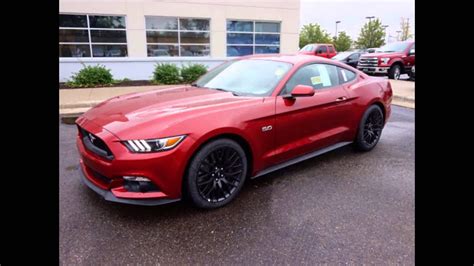 2016 Ford Mustang Gt Ruby Red Metallic Tinted Clearcoat Youtube