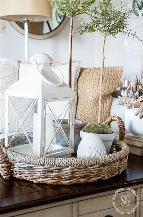 Simple tips for adding summer decor to your home without redecorating your whole house! 26 Cool Ways To Use Baskets At Home Decor - Shelterness