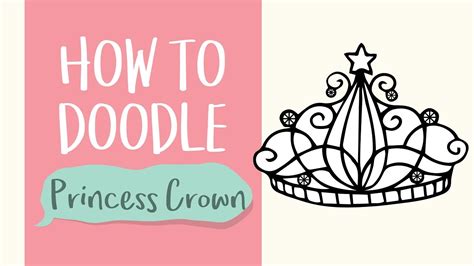 How To Draw A Princess Crown Easy Step By Step Drawing And Coloring
