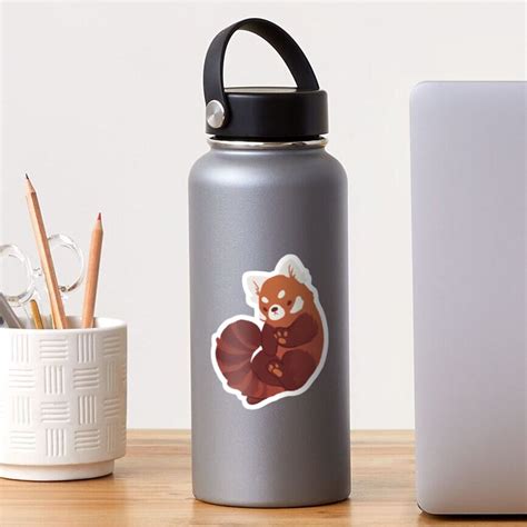 Red Panda Sticker For Sale By Electricgale Redbubble