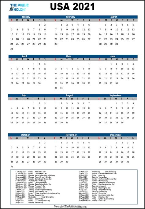 We spend most of our time in the office we can't give time our family and friends. US Holidays 2021 Calendar Public, National, Federal, Bank