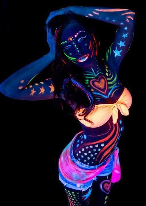 7 Best Neon Body Paint Ideas Images On Pinterest Neon Party Body Paint And Body Paintings