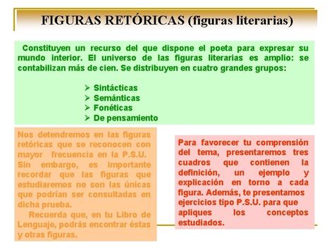 Figuras Literarias Figuras Retricas Figuras Literarias Constituyen Un