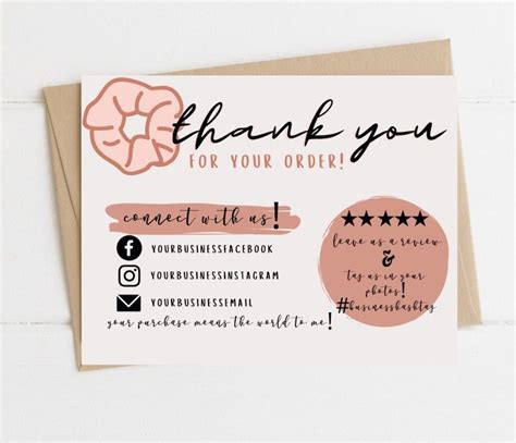 Instant Download Thank You Card Editable And Printable Thank Etsy En