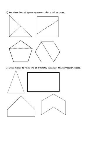 Lines Of Symmetry Teaching Resources