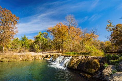 Sunny View Of The Little Niagara Falls Of Chickasaw National Recreation