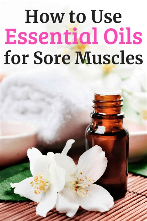 Essential Oils For Sore Muscles Diy Post Workout Massage Blend