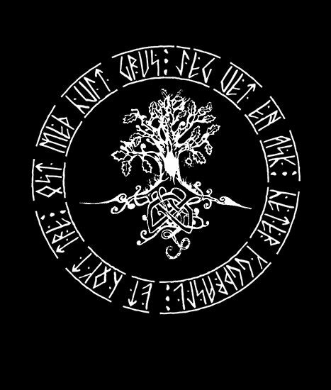 Yggdrasil Norse Tree Of Life Posters By Antony Potts
