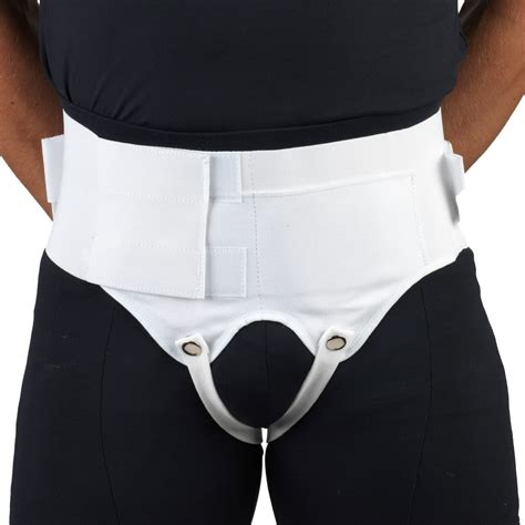 Otc Lightweight Double Hernia Support White Large