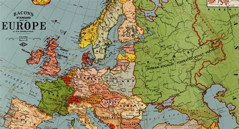 1800 Labeled Map Of Europe Map