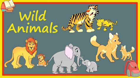 Learn About Wild Animals Preschool Learning For Kids Educational
