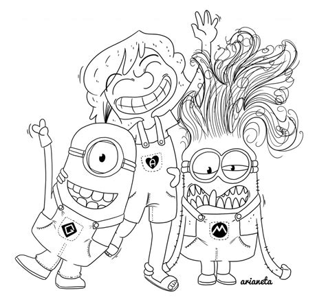 100 dibujos de Minions para colorear | Oh Kids | Page 5