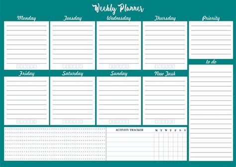 Green 2 A4 Week Wise Year Planner Vivid Print India Get Your