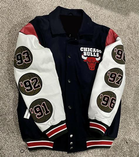 Chicago Bulls X Champion Nba Finals Varsity Jacket Maker Of Jacket