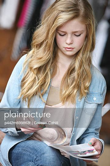 Plainpicture Plainpicture P442m699863f Teenage Girl With Long Blon