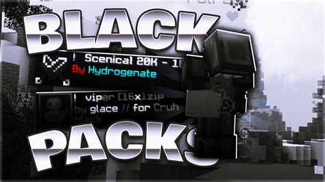 The Best Black Texture Packs Hypixel Bedwars Youtube