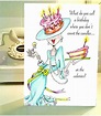 Funny Birthday Card, Funny Women Humor Greeting Cards for Her, Women ...