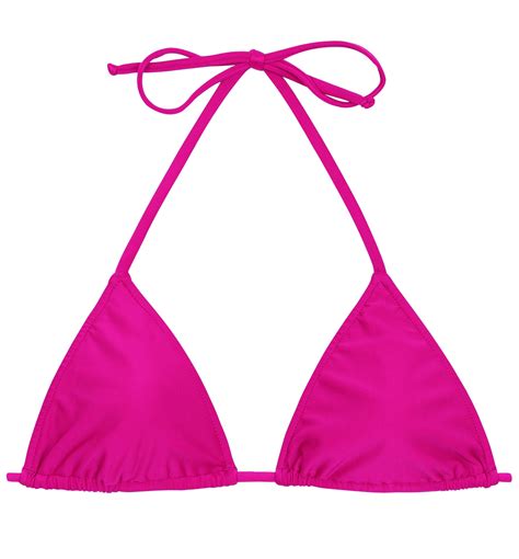 Bikini Tops Pink Fuchsia Triangle Bikini Top Top