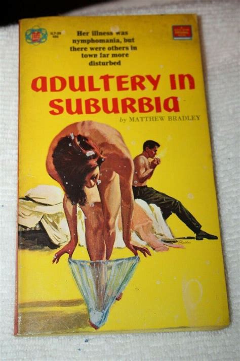 Vintage Sleaze Paperback Book Adultery In Suburbia 1964 Swapper Sleaze