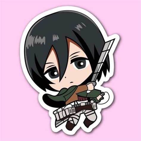 Check spelling or type a new query. MIKASA ACKERMAN STICKER Attack on Titan Anime Stickers ...