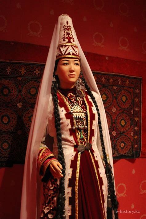 Kazakh Traditional Dress Traditional Dresses Kazakh Clothing Kazakh